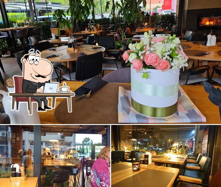 Gli interni di Bistro&Pizzeria Public