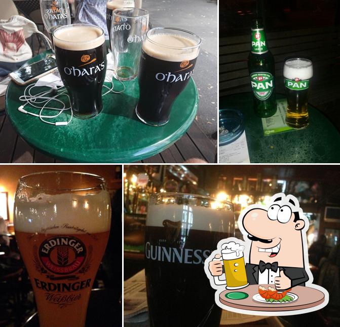 Puoi prenderti un rinfrescante bicchiere di birra chiara o scura