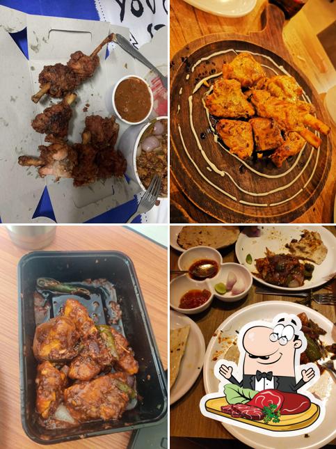 Raj Bar And Restaurant provides meat meals