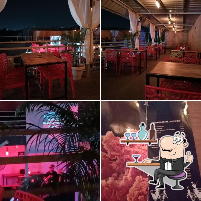 The interior of BYOB Gurgaon