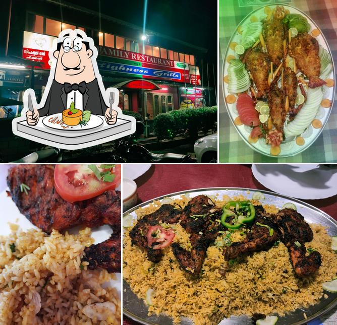 Meals at Hotel highness grills