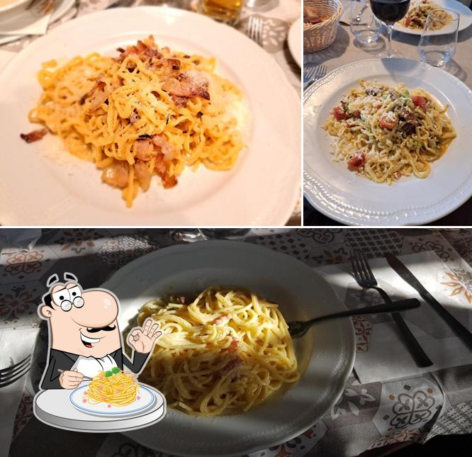 Spaghetti alla carbonara al La Conca d'Oro