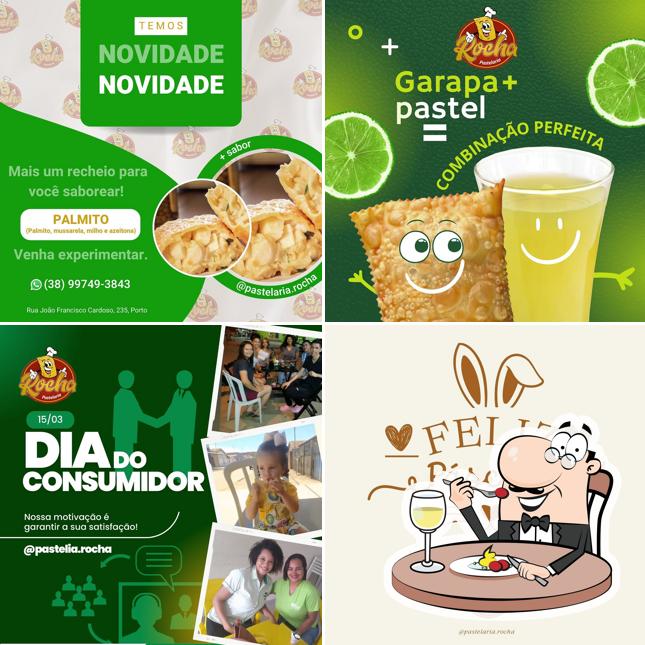 Entre diversos coisas, comida e interior podem ser encontrados a Pastelaria do Rocha