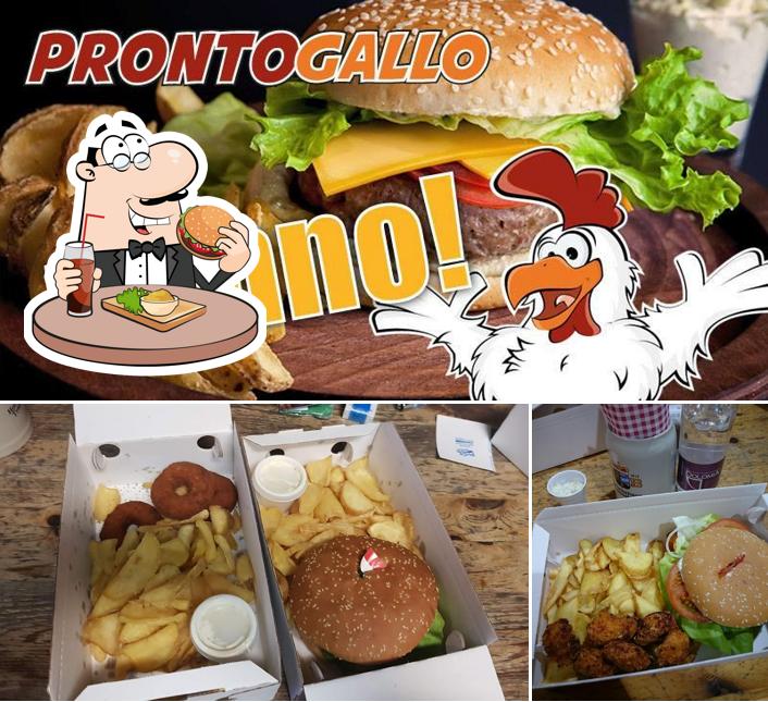 Prova un hamburger a Pronto Gallo