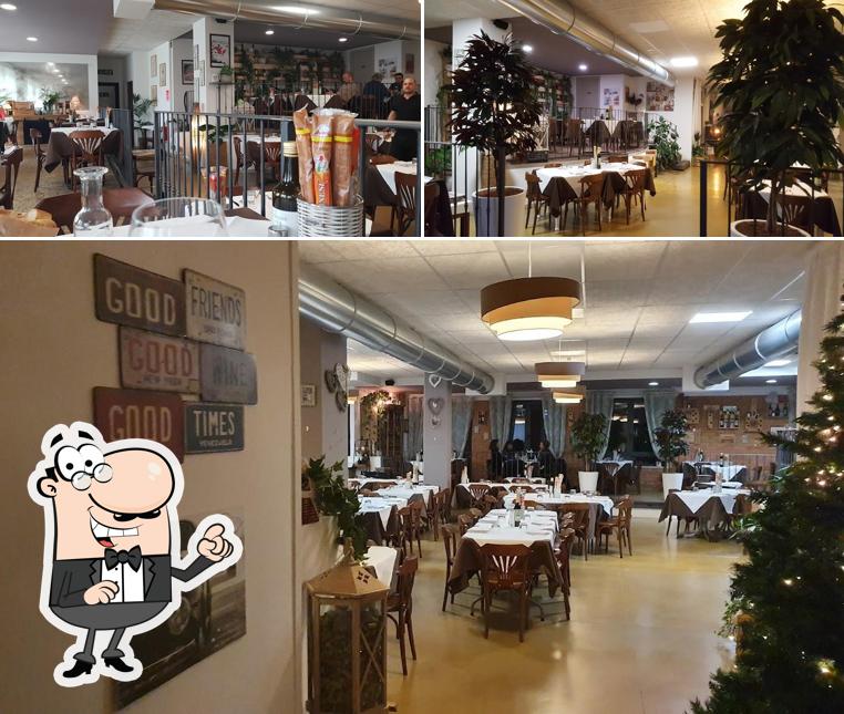 Gli interni di TREND-UP pizzeria ristorante