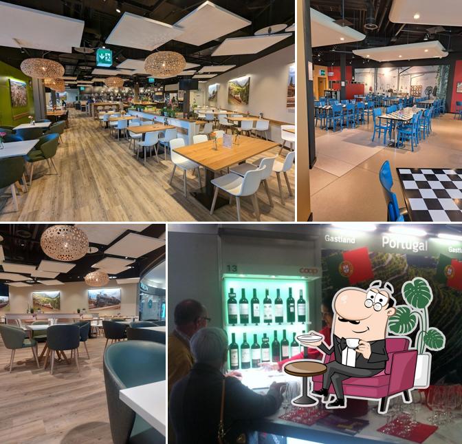 Gli interni di Coop Restaurant Winterthur Lokwerk