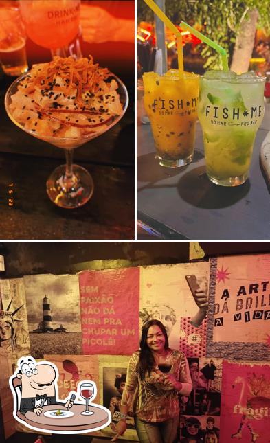 Entre diversos coisas, comida e exterior podem ser encontrados no Fish*me - Cascavel