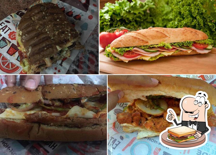 Order a sandwich for lunch or dinner