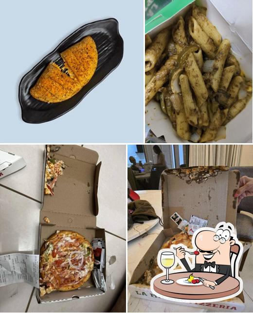 Food at La Milano Pizzeria