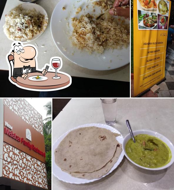 Food at New Malabar Family Restaurant
