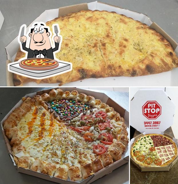 No Pit Stop Pizzas, você pode degustar pizza
