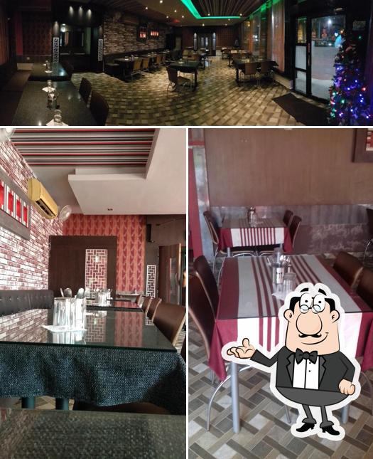 The interior of Hotel Kaveri