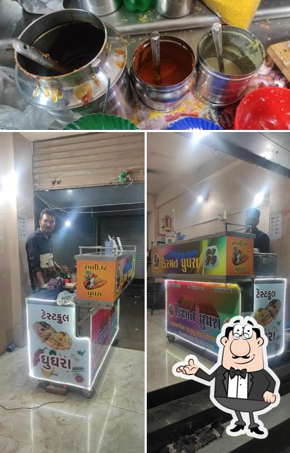 The image of interior and food at Kismat Ghughra khatri