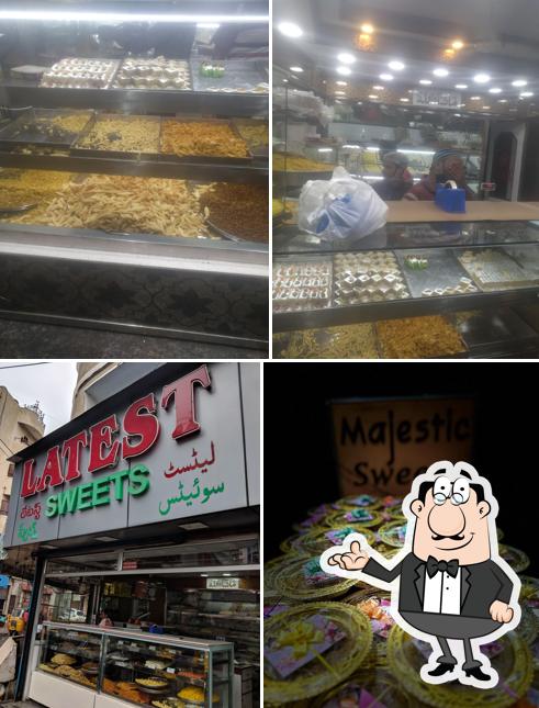 The interior of Latest Sweets