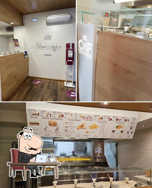 Gli interni di CNF restaurant: Chick • N • Fries - Urbino