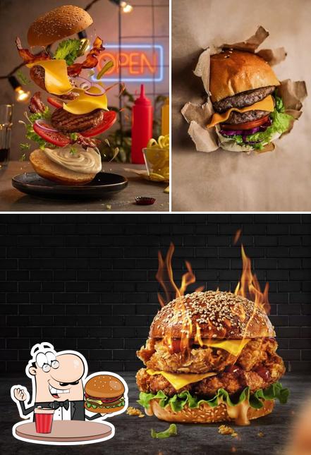 Order a burger at Sizzlly Chicken