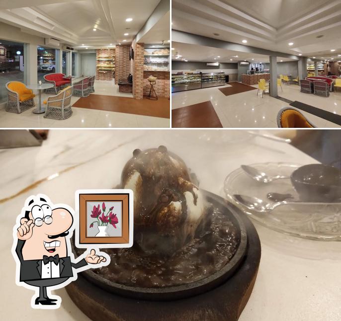 This is the picture showing interior and meat at Snofield