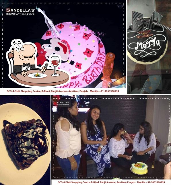Food at Sandella’s Restaurant Bar & Cafe - Best Coffee Shops in Amritsar