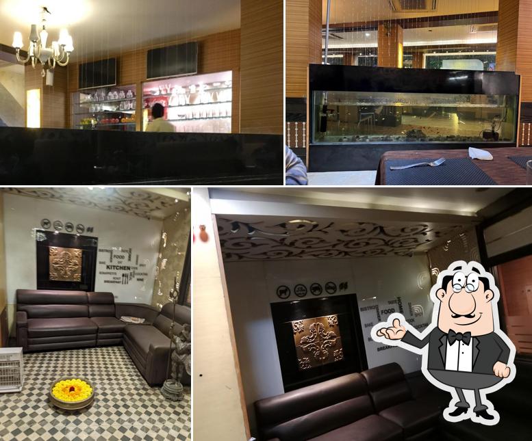 Take a seat at one of the tables at Drizzle Bistro