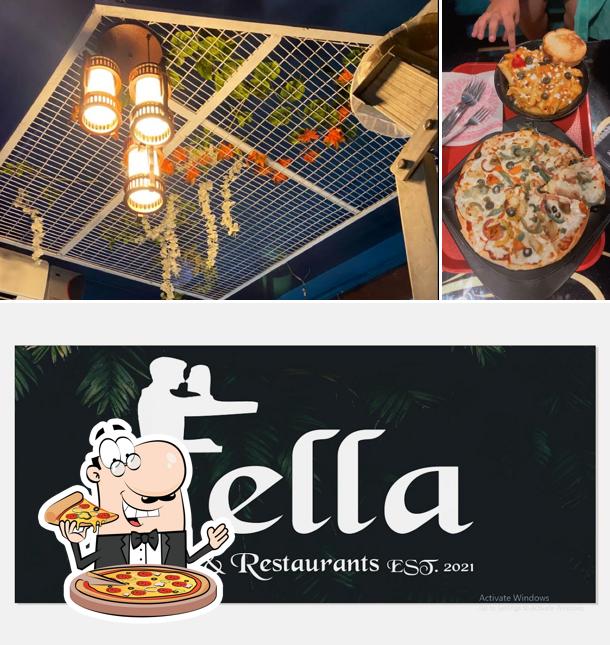 Try out different types of pizza