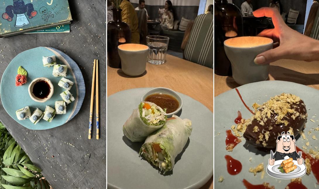 Spring rolls at Greenr Cafe