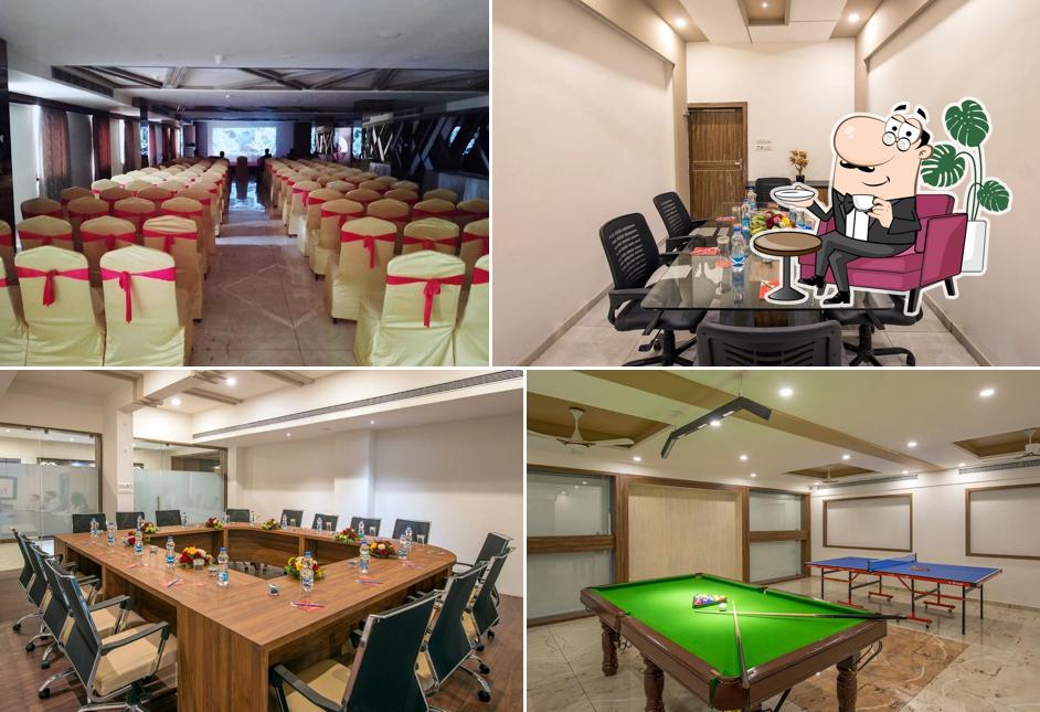 The interior of Lords Eco Inn Morbi