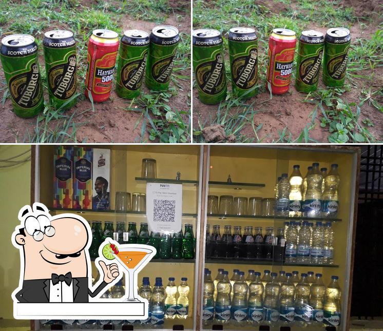 Pick a drink from the menu