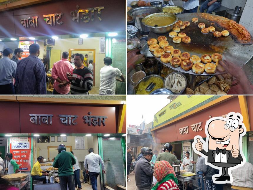 Here's a picture of Baba Chat bhandar