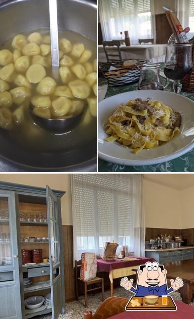 Tra le varie cose da Bar Trattoria Arcibaldo di Gozzi Gabriella si possono trovare la cibo e interni