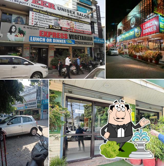 The exterior of Express vegetarian