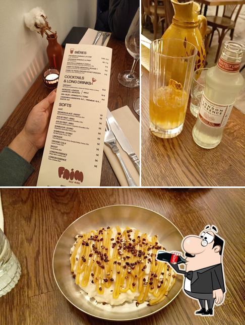 L’image de la boire et nourriture de Faim’s