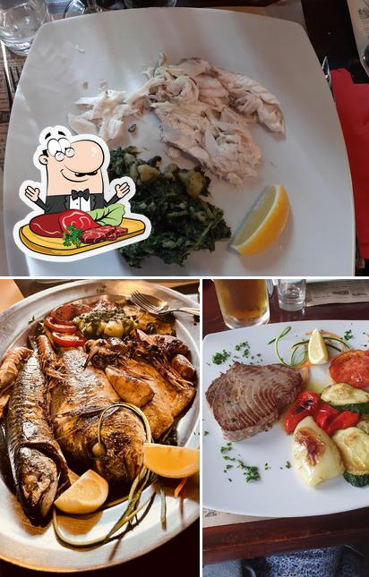 Prenditi i piatti di carne a Restaurant Konoba Rogocana