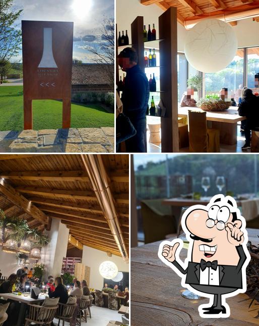 Gli interni di Locanda alle Vigne