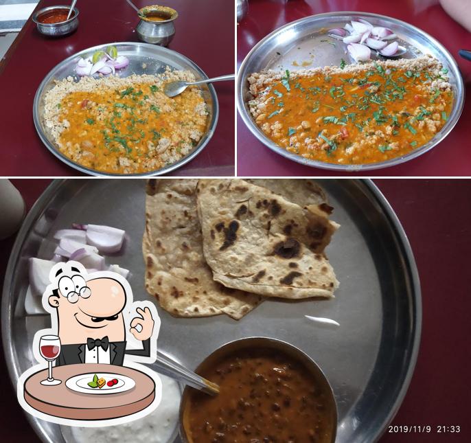 Food at Matarani Parathe vale And Rajasthani Dal Bati