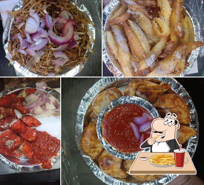 French fries at Om Sai Ram fast food centre