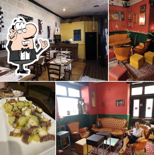 Gli interni di Osteria Ducale