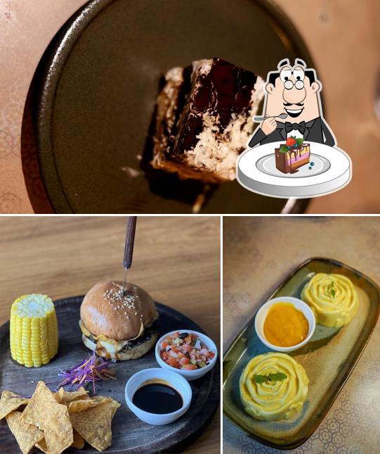 Chocolate cake at The Mayflower