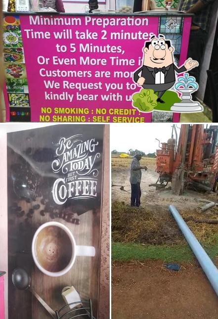 The exterior of 3kaal Coffee and Tea , ECIL