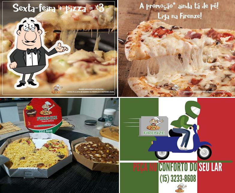 A imagem do Firenze’s interior e comida