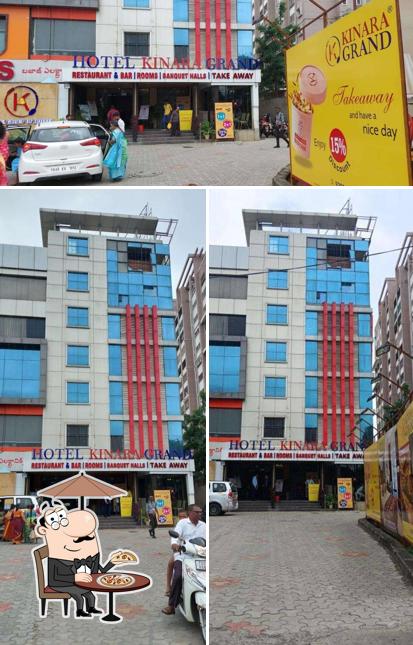 The exterior of Hotel Kinara Grand