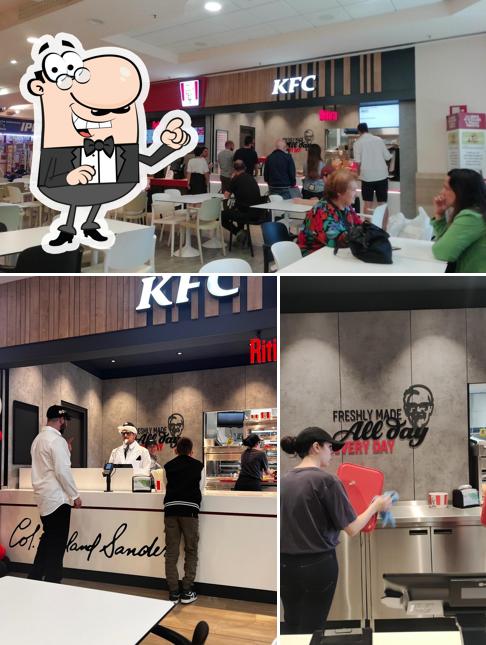 Gli interni di KFC