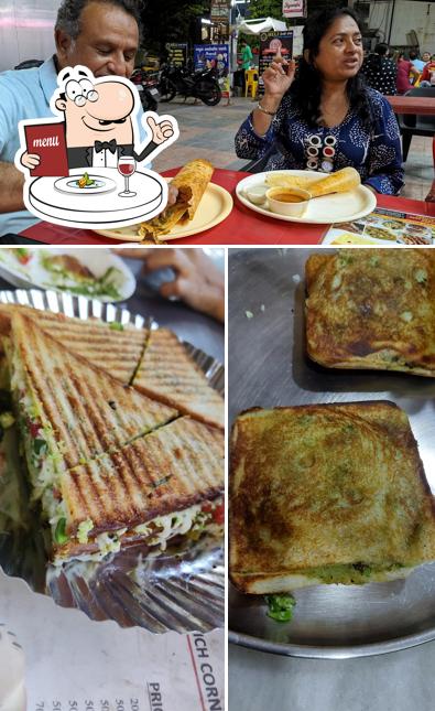 Food at Hasti Pizza Toast Sandwich Corner