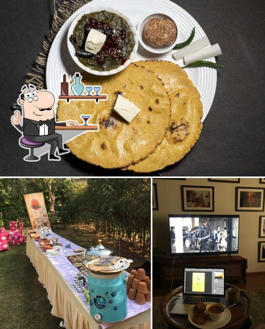 This is the image displaying interior and food at Mucchad's SamosaZz & More