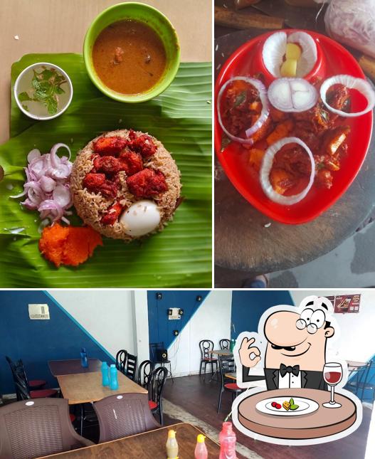 The image of food and interior at Muthu.s Biryani