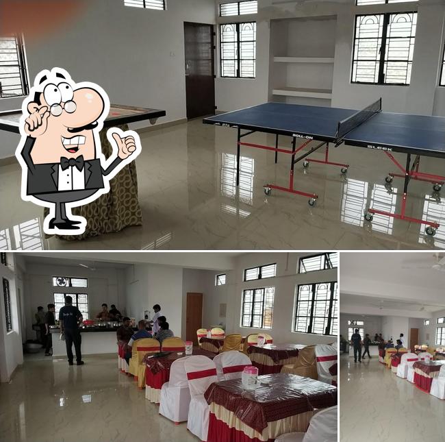 The interior of Railway canteen Agartala