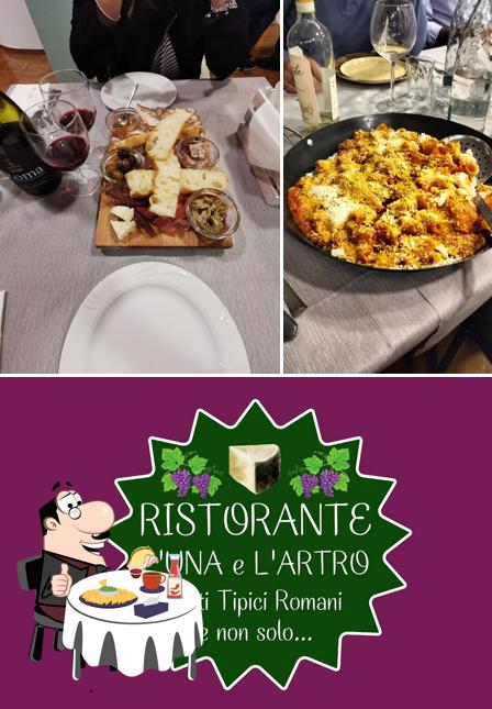 Piatto di formaggi al Ristorante l’Una e l’Artro