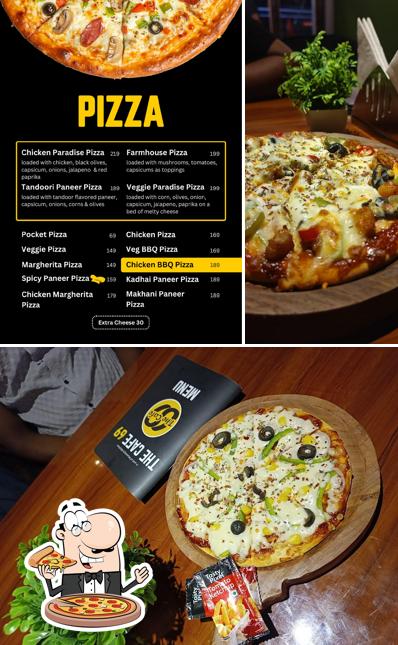 Order pizza at The Cafe 69