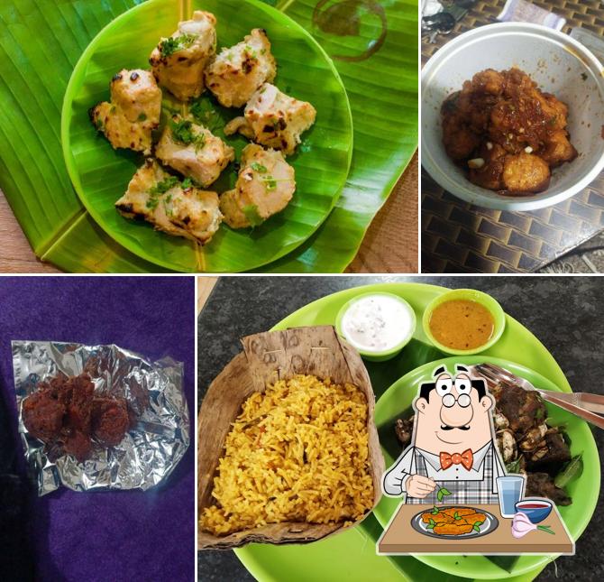 Chicken wings at Sri Chamundeshwari Donne Biriyani Center