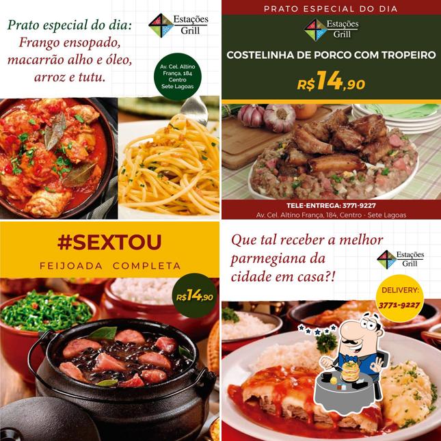 Comida em 4 Estações Grill