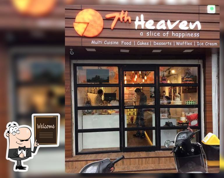 You can get some fresh air at the outside area of 7th Heaven Cake Shop